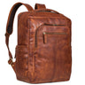 "Guido" Unieke Leren Rugzak Vintage Groot