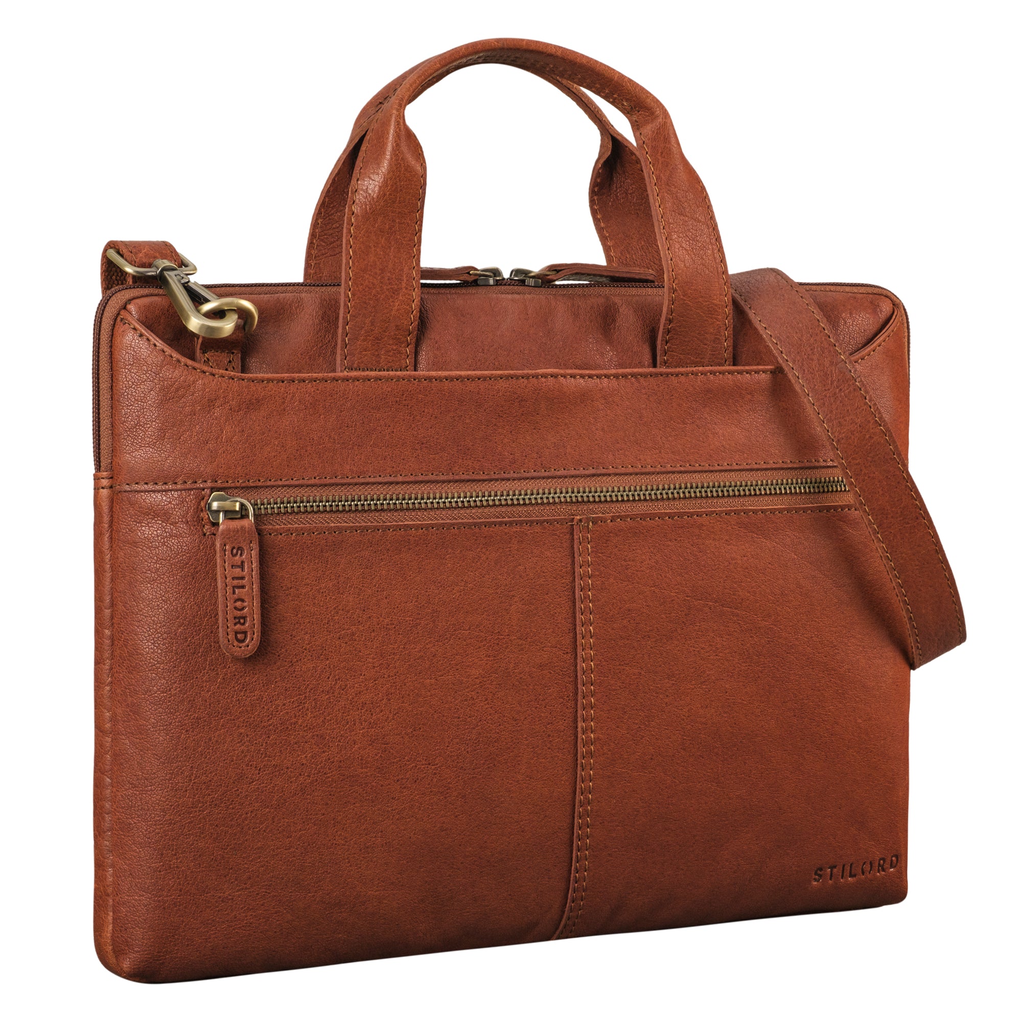 Laptoptasche für 14 Zoll Laptop aus Leder