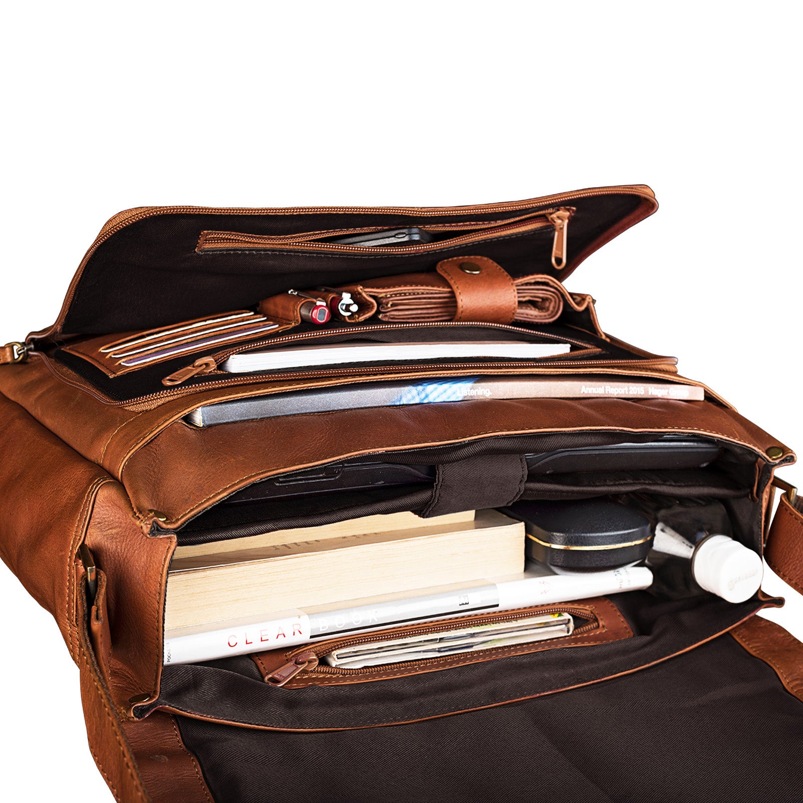 Notebooktasche Leder 15,6 Zoll