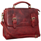 Messenger Bag Leder rot