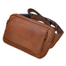 "Boston" gordeltas leder vintage