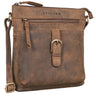 "Theodora" retro lederen handtas dames schoudertas