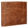 Vintage Leder Geldbörse cognac antik