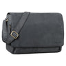 "Tom" Leren Schoudertas Vintage 15 Inch Laptop Voor Werk Studie En Uni