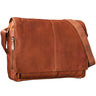 B-Stock "Alex" Vintage Lederen Shoudertas Mannen