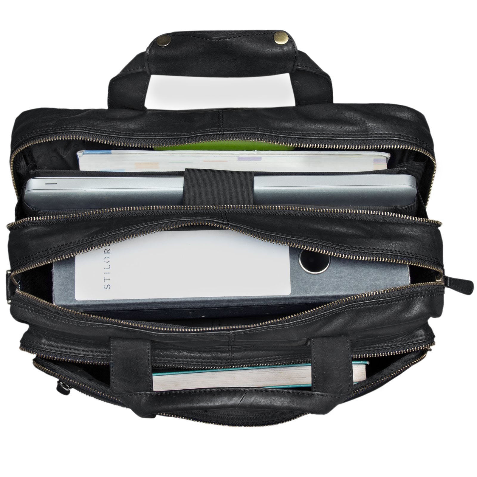 Elegante Businesstasche Leder zum Umhängen