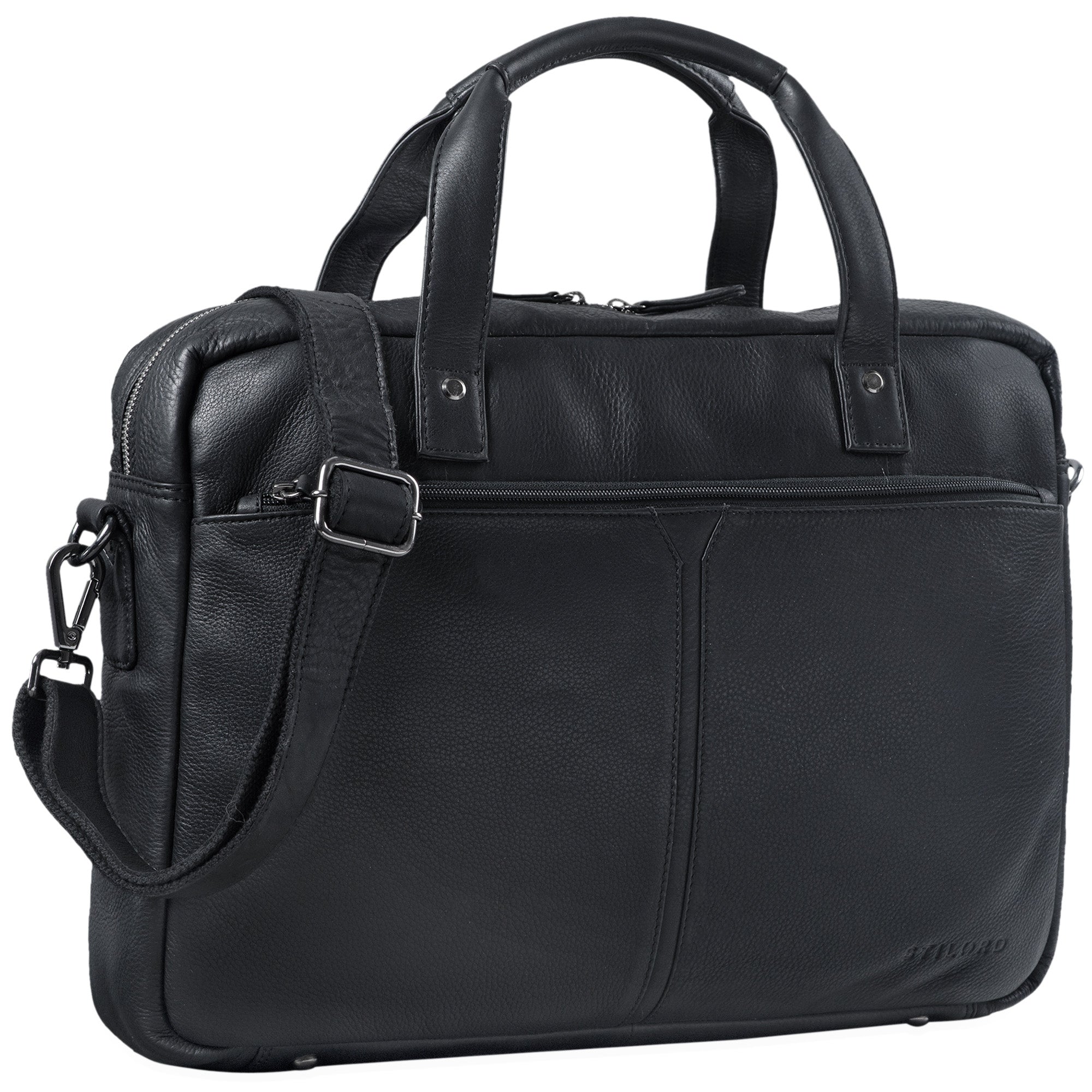 Vintage Ledertasche MÄnner schwarz