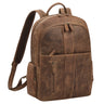 "Gregor" Moderne Lederen Rucksack voor Dames & Heren Laptop 13 - 13,3 Inch