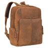 "Marlin" Elegante Laptop Rugzak 15.6 Inch Leer