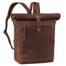 "Lutz" Grote Rugzak Rolltop Leer