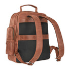 Damen Herren Brauner Lederrucksack