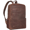 "Xander" Stijl Bewuste Rugzak met Laptopvak 15.6 Inch Leer