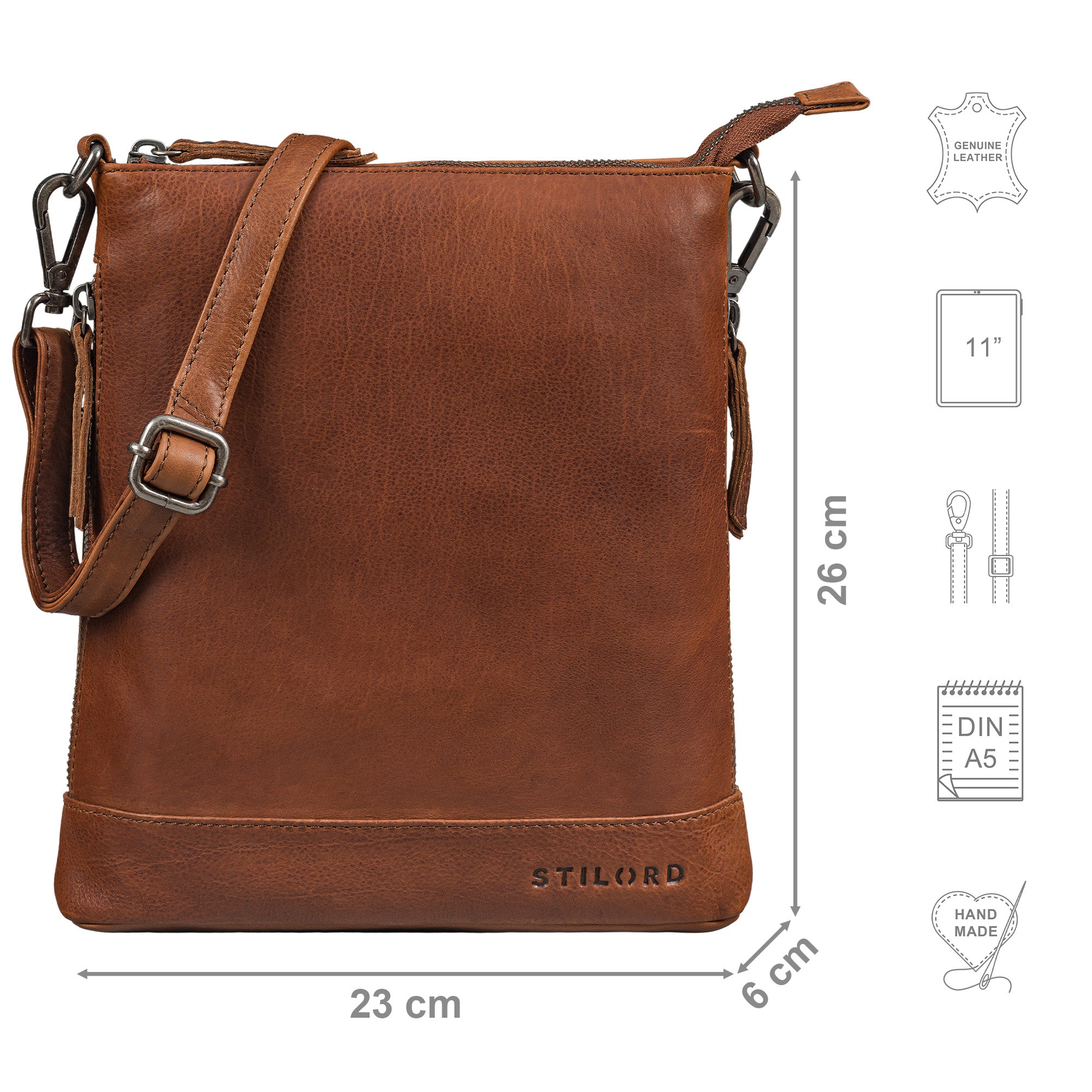 Leder Handtasche Damen klein