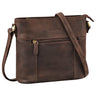 "Medina" Elegante Handtas Dames Medium Leer Schoudertas Vintage