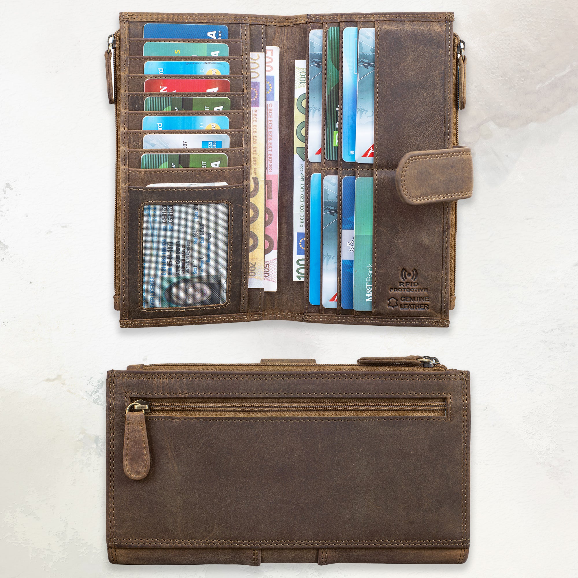 Frauen Brieftasche Leder