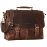 "Dorian" Big Briefcase Leather Gents