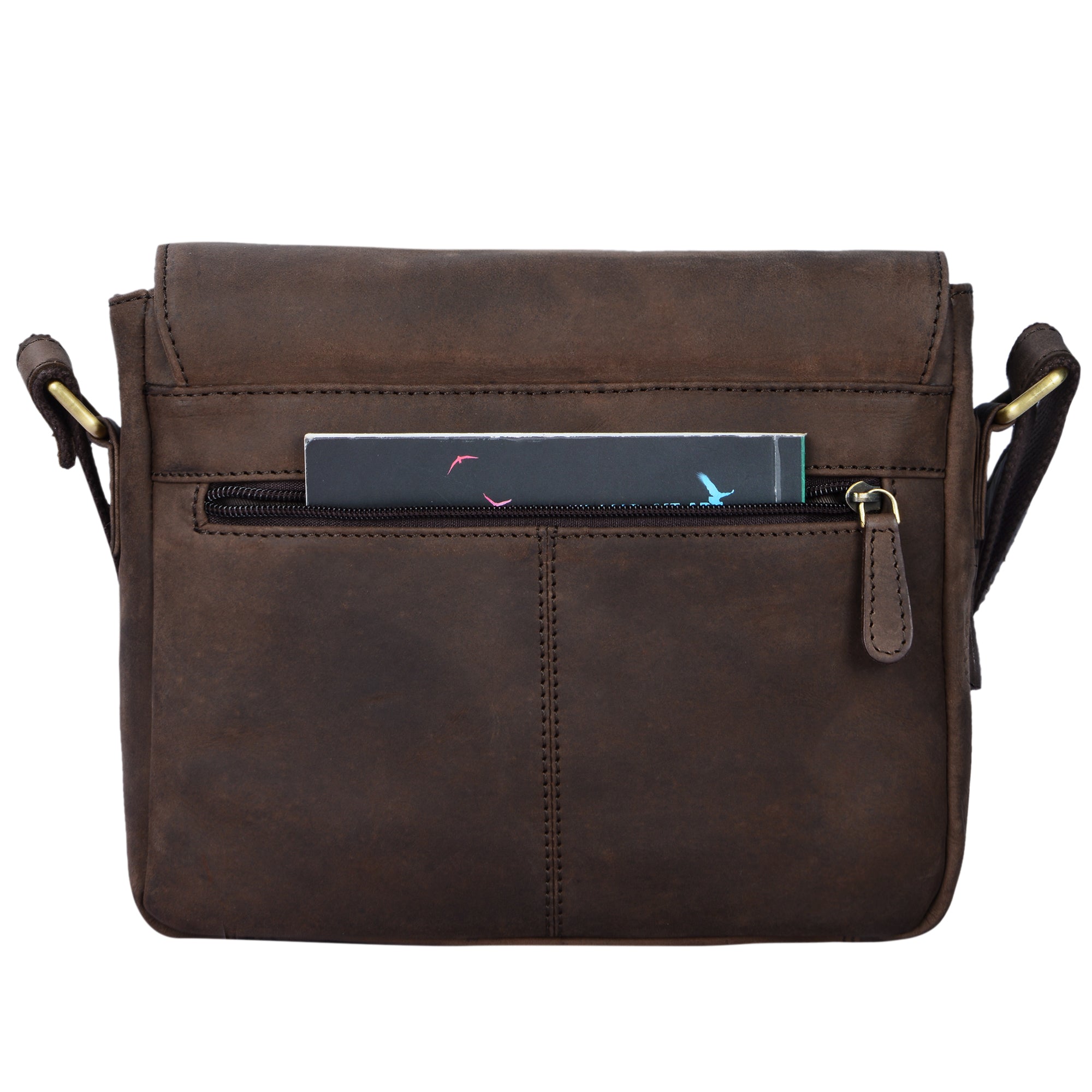 Leder Herren Handtasche braun