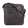 "Craig" Kleine Leren Tas Heren Vintage