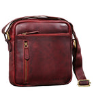 Ledertasche Herren rot