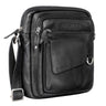 "Ryan" Kleine Leren Crossbody Tas Heren Vintage Schoudertas Omhangen