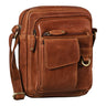 "Ryan" Kleine Leren Crossbody Tas Heren Vintage Schoudertas Omhangen