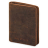 "Levent" Card Holder Leer Klein Dames Heren