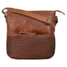 "Chiara" damestasje leren cognac...