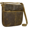 "Lucy" Crossbody Tas Leder Vintage