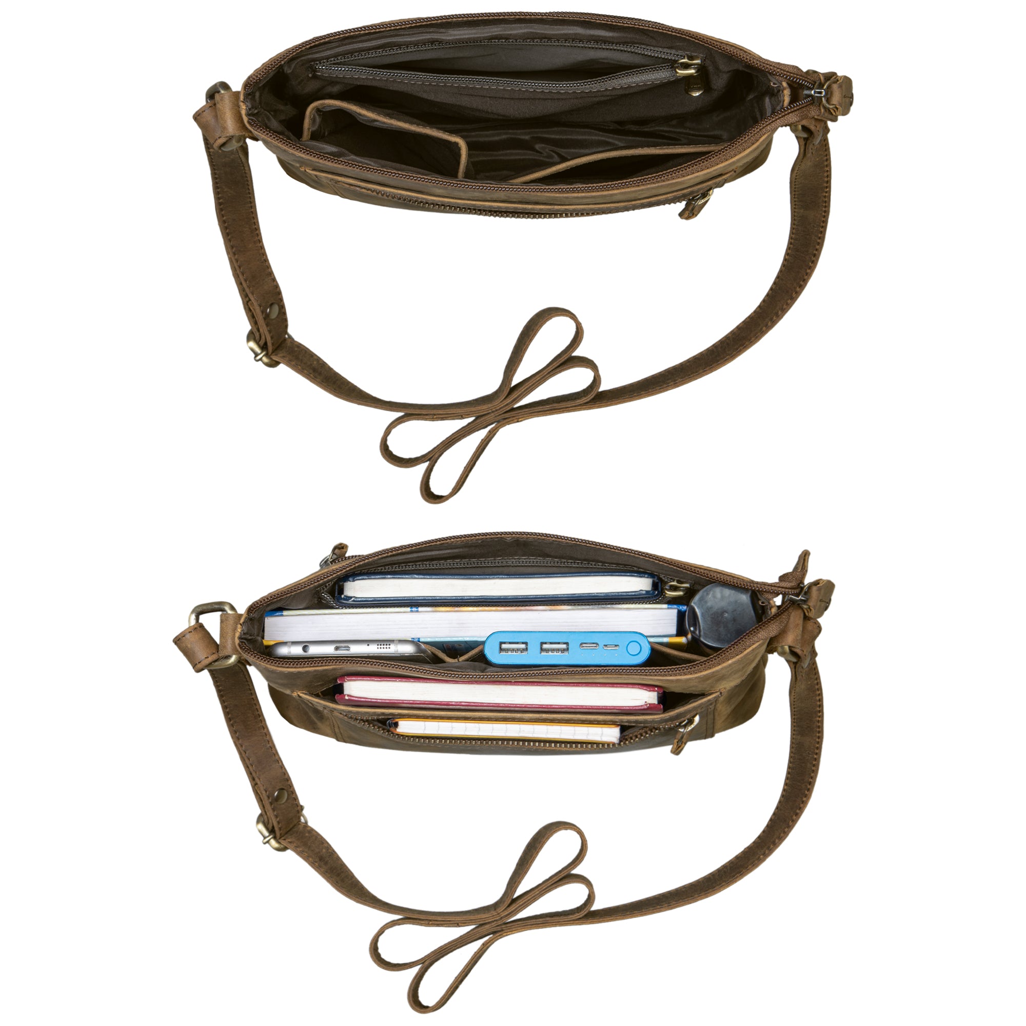 Damen freizeittasche leder