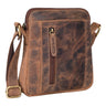 "Emerson" Kleine Herentas Leer Vintage