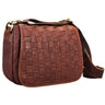 B-Stock "Mia" Kleine lederen handtas voor dames, schoudertas vintage