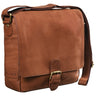 B-Stock "Timo" vintage boodschappentas leder klein