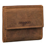 "Monew" Vintage Lederen Portemonnee Klein met RFID