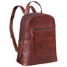 "Amira" Leren Rugzak Dames Vintage