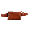 "Skye" Fanny Pack Vintage Leer