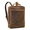 "Claudio" Lederen Rucksack voor Heren en Dames Medium Laptop 13 - 14 Inch