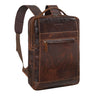 "Heiko" Leren Laptop Rugzak 15,6 inch Vintage