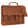"Ludger" Leren Laptoptas 15,6 inch voor Dames en Heren