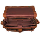 Schultertasche Leder braun