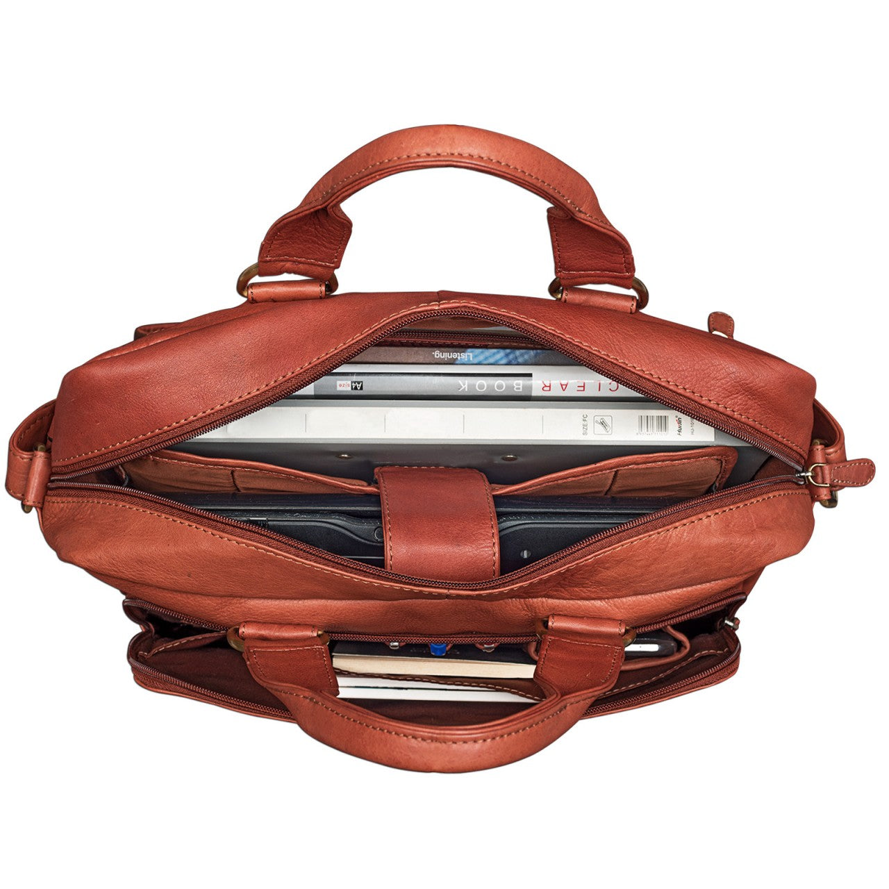 Notebooktasche groß Leder