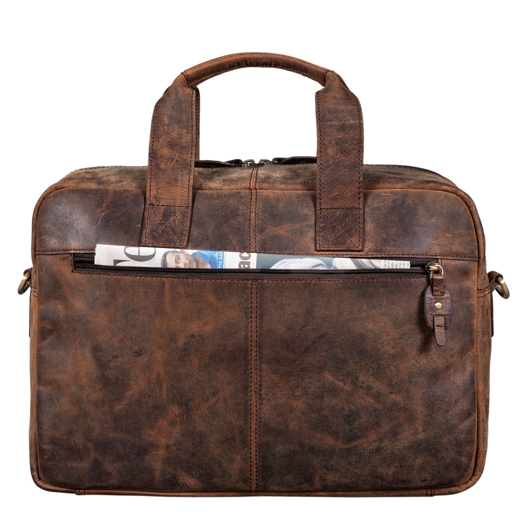 Schultertasche Frauen Männer Leder