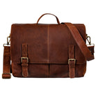 Klassische Bürotasche Leder braun