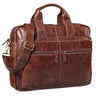 B-Stock "Leandro" Leren tas mannen laptoptas 15,6 inch