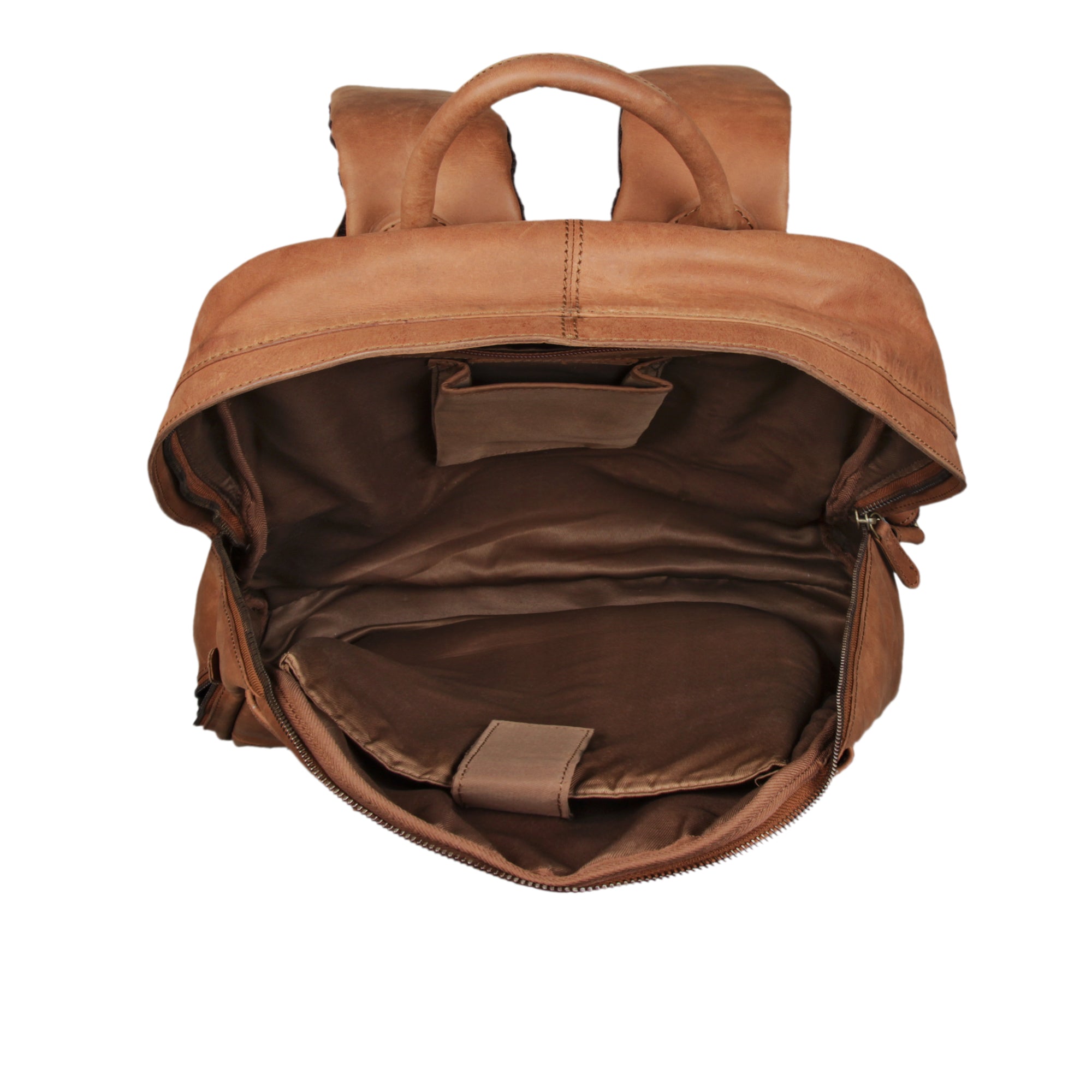 Eleganter Business Rucksack echtes Leder