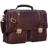 "Robin" vintage zakelijke tas leren aktetas