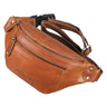Echtleder bauchtasche Leder braun