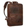"Barney" Slim laptop rugzak 15,6 inch leer
