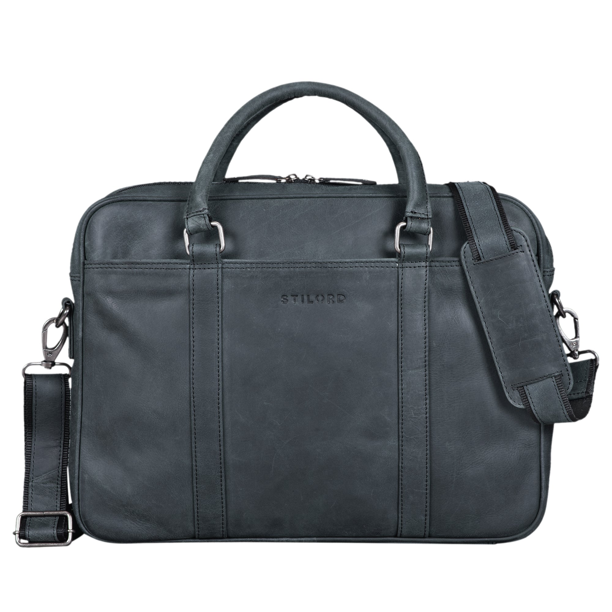 Große Herrentasche zum Umhängen Leder