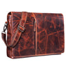 "Joel" Messenger Bag schoudertas uni office 15,6 inch leer