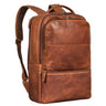 "Thore" Luxe Leren Rugzak Met Laptopvak 17 Inch Dames Business Tas